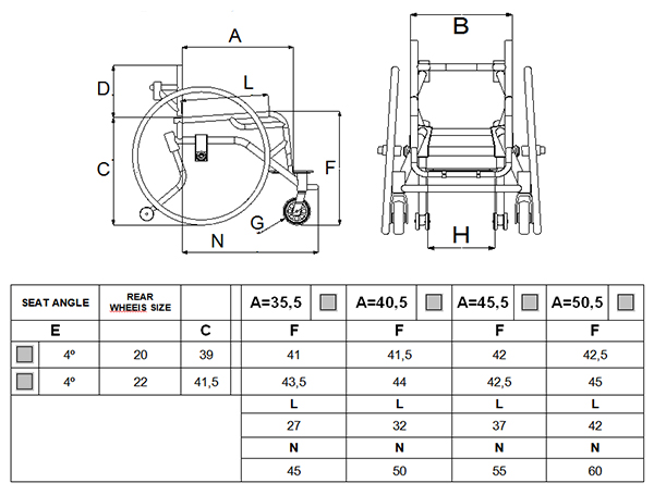 GTM Junior rigid frame Wheelchair Momentum Healthcare